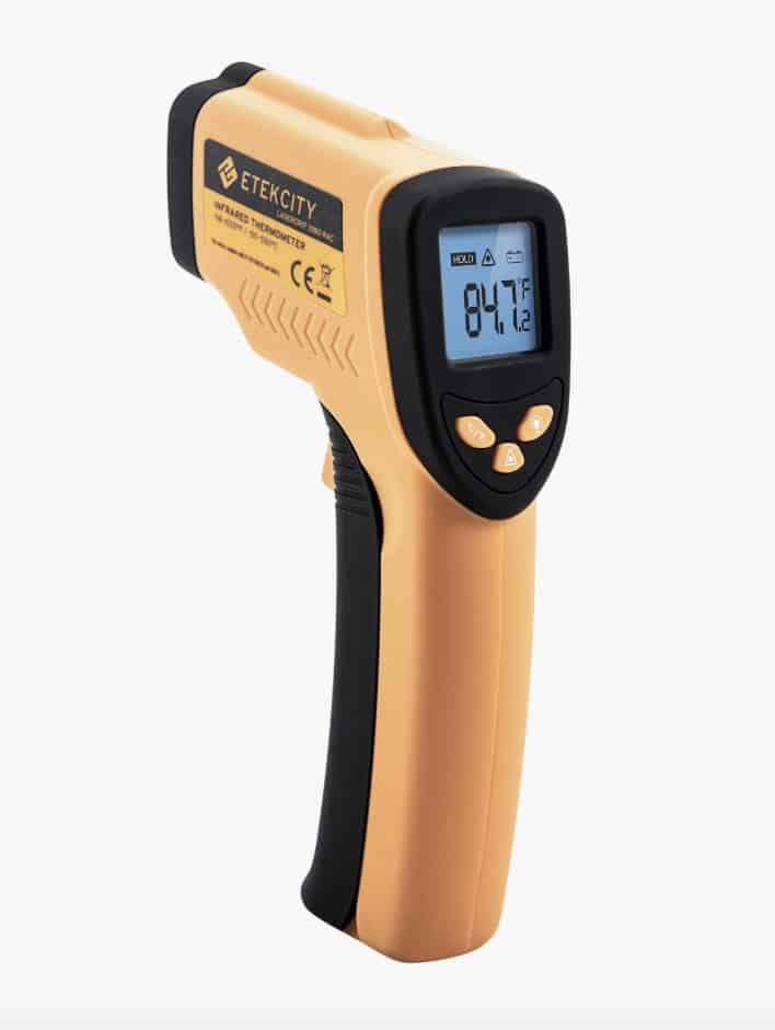 Etekcity Infrared Thermometer stock photo